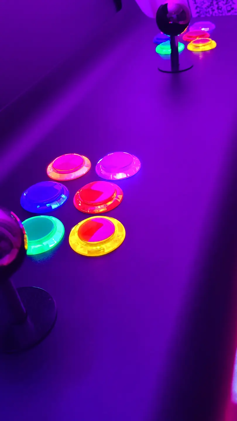 Les boutons d'arcade